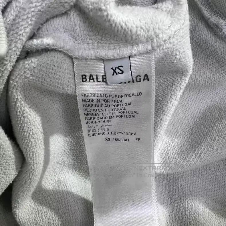 Balenciaga Balenciaga Double B Embroidered Sweatshirt with Bat Embroi Size US XS / EU 42 / 0 - 6 Thumbnail