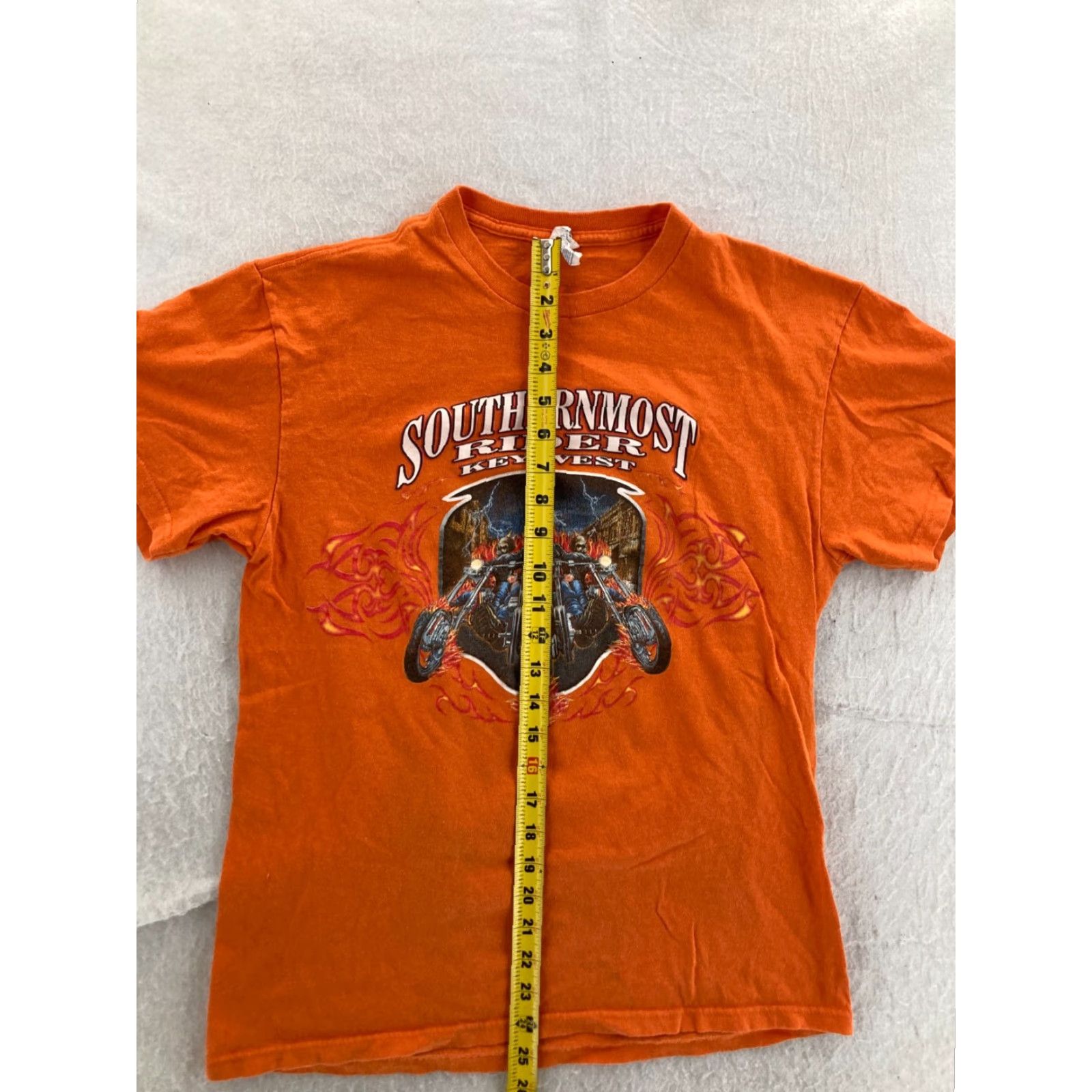 Vintage Biker T Shirt SouthernMost Riders Key West Shirt Mens Medium Tee Skull Riders Size US M / EU 48-50 / 2 - 5 Thumbnail