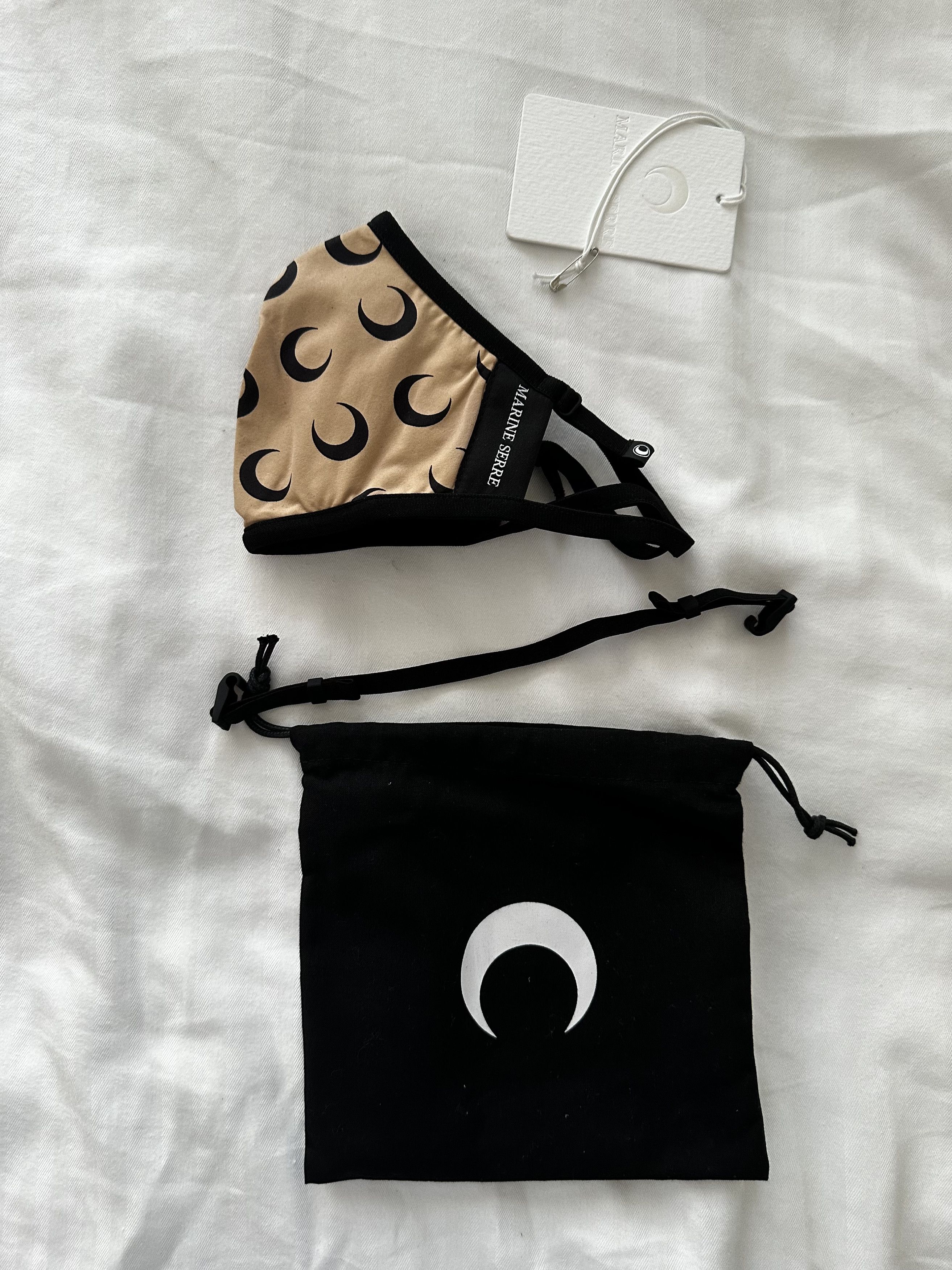 Marine Serre Marine Serre Crescent Moon Face Mask Size ONE SIZE - 1 Thumbnail