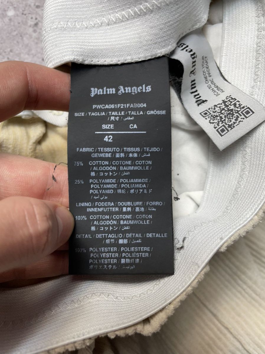 Palm Angels Palm Angels cream corduroy Track Pants Size 28" / US 6 / IT 42 - 9 Thumbnail