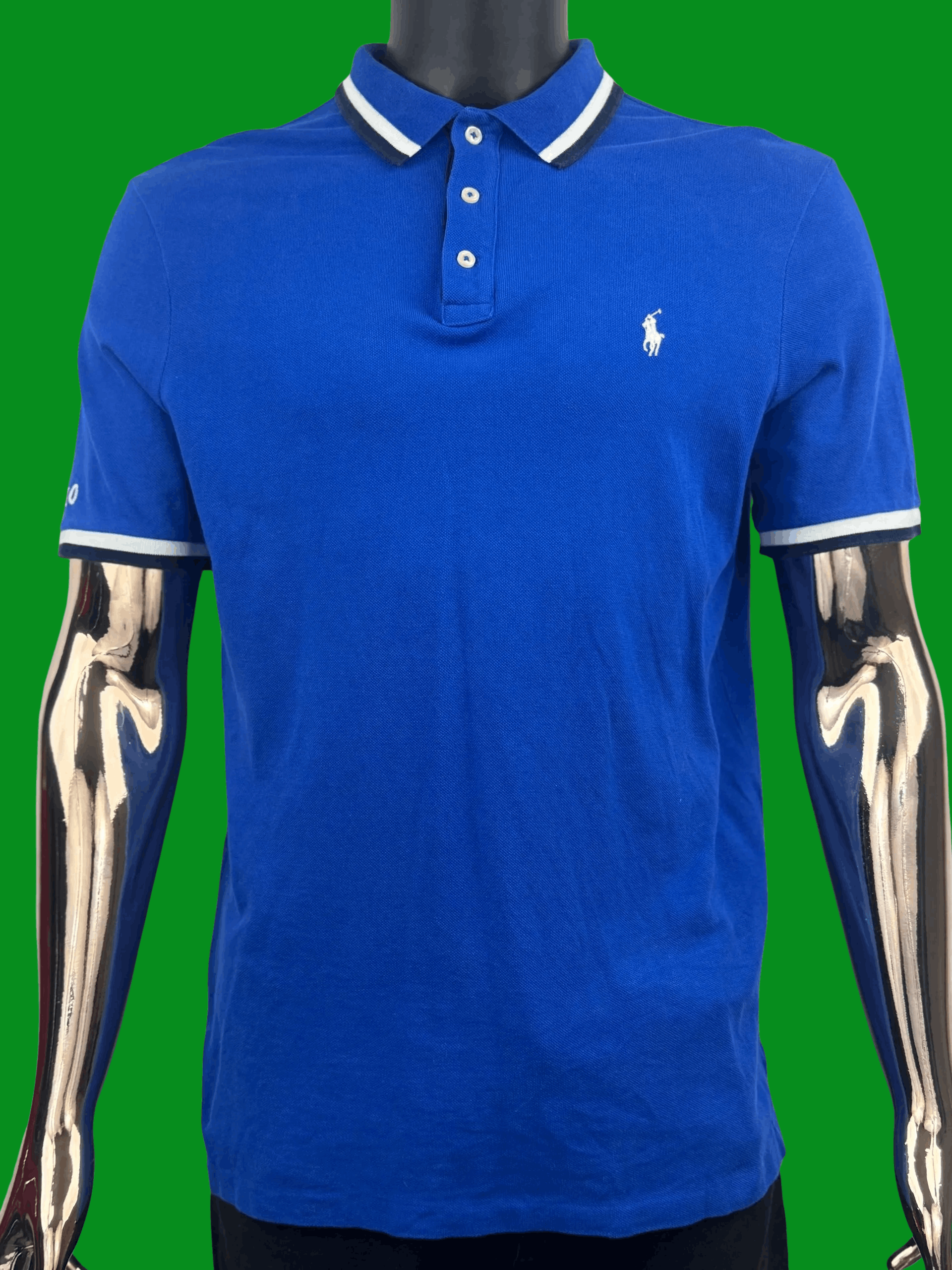 Polo Ralph Lauren VTG Polo Ralph Lauren Classic Fit Bright White Pony Logo Size US M / EU 48-50 / 2 - 2 Thumbnail