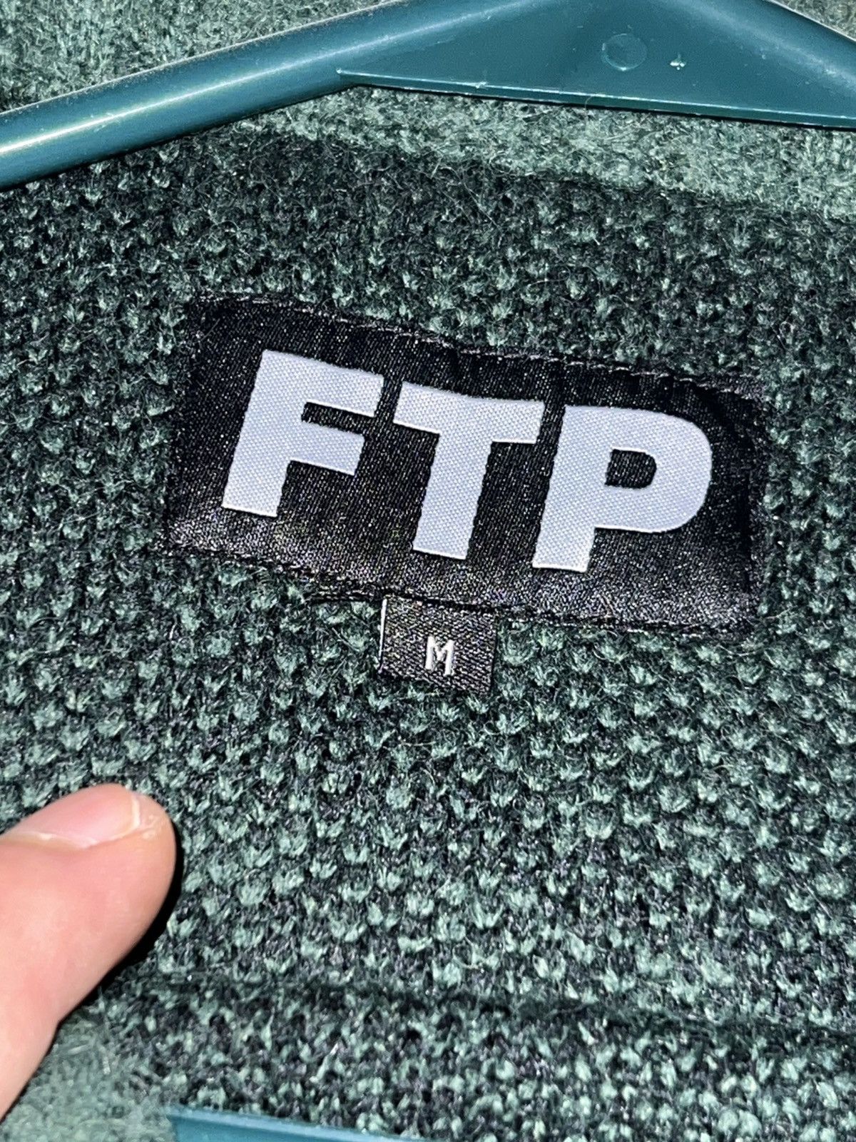 Fuck The Population FTP Archive Mohair sweater - Green Size US M / EU 48-50 / 2 - 2 Thumbnail