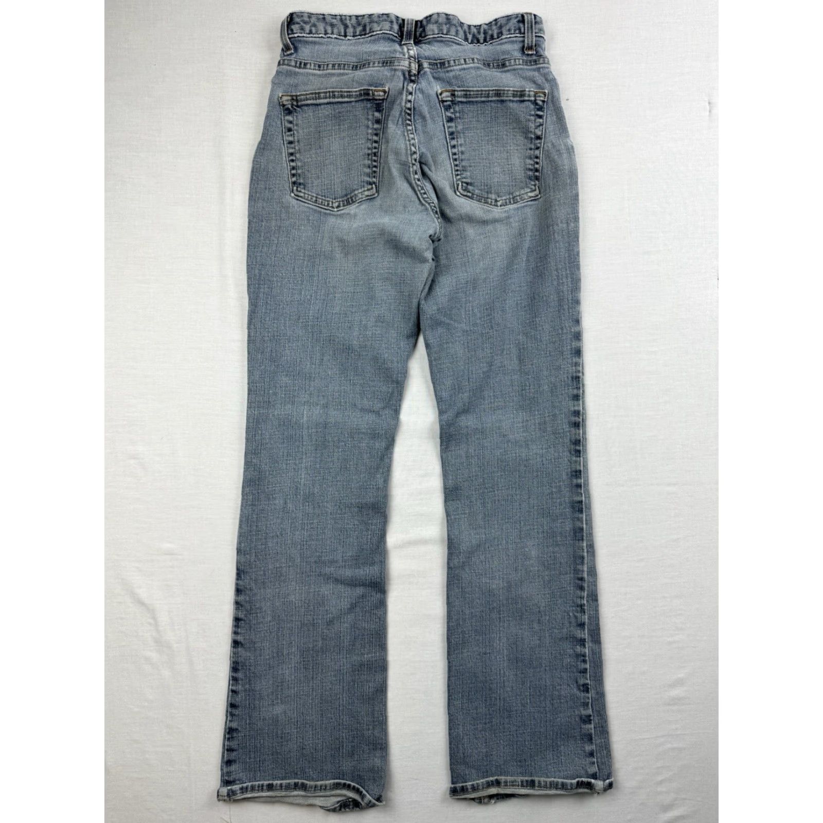 Gap VINTAGE Gap Jeans Womens 4 Blue Bootcut Flare Stretch Hipster 90s Y2K Low Waist - Men/Women? Size 27" / US 4 / IT 40 - 5 Thumbnail