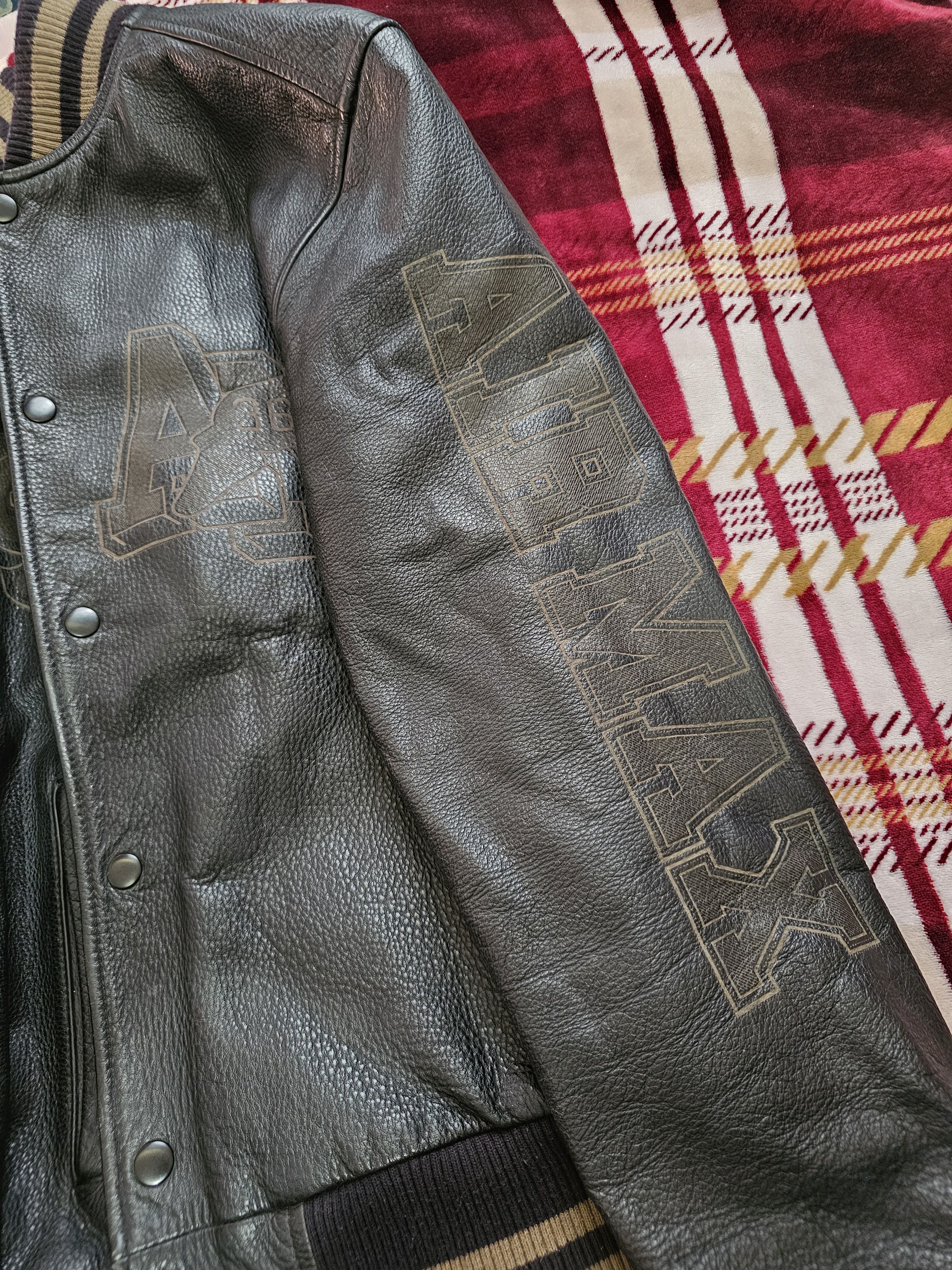 Nike Archive Nike Air full leather destroyer jacket Size US S / EU 44-46 / 1 - 5 Thumbnail