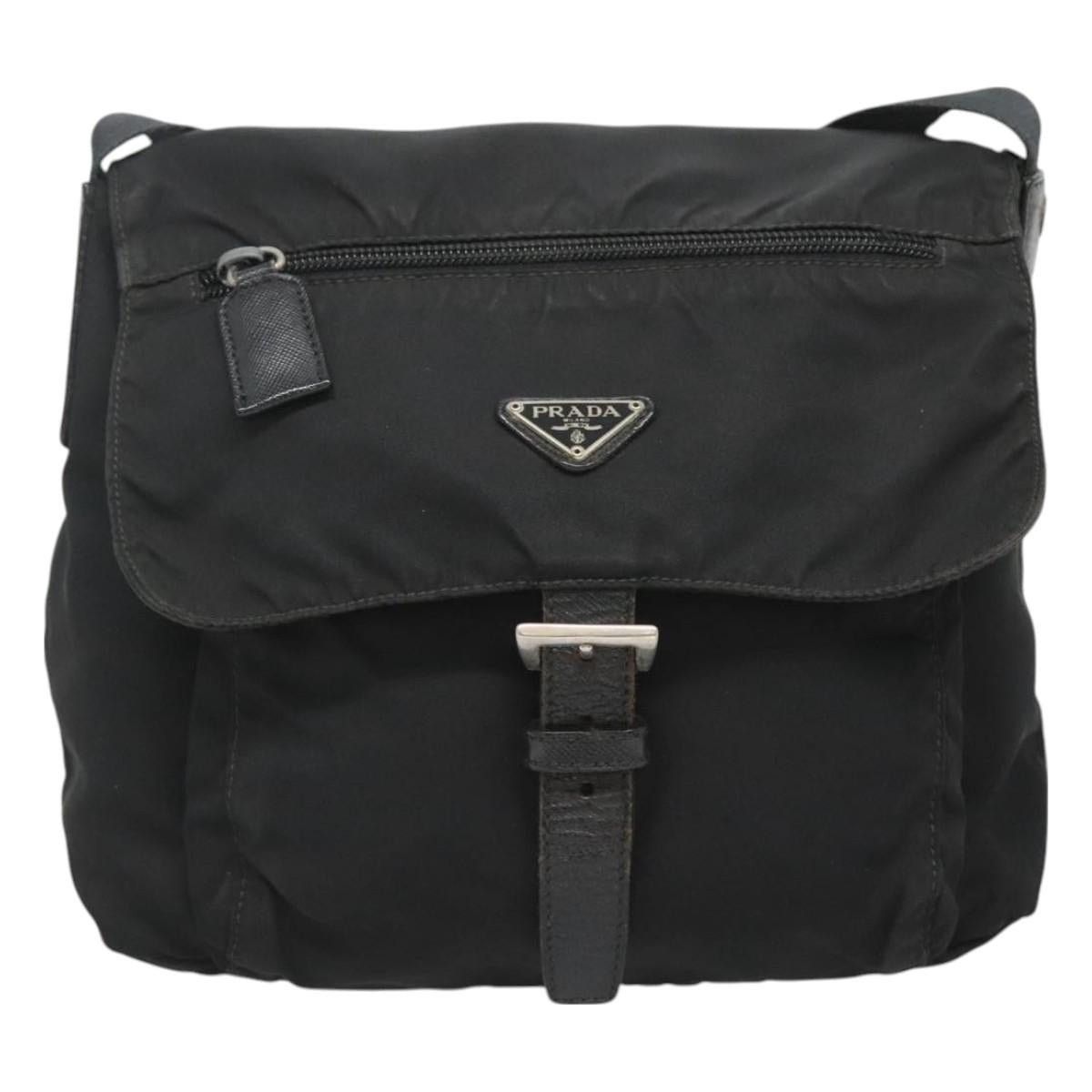 Prada PRADA Shoulder Bag Nylon Black Silver Size ONE SIZE - 2 Thumbnail