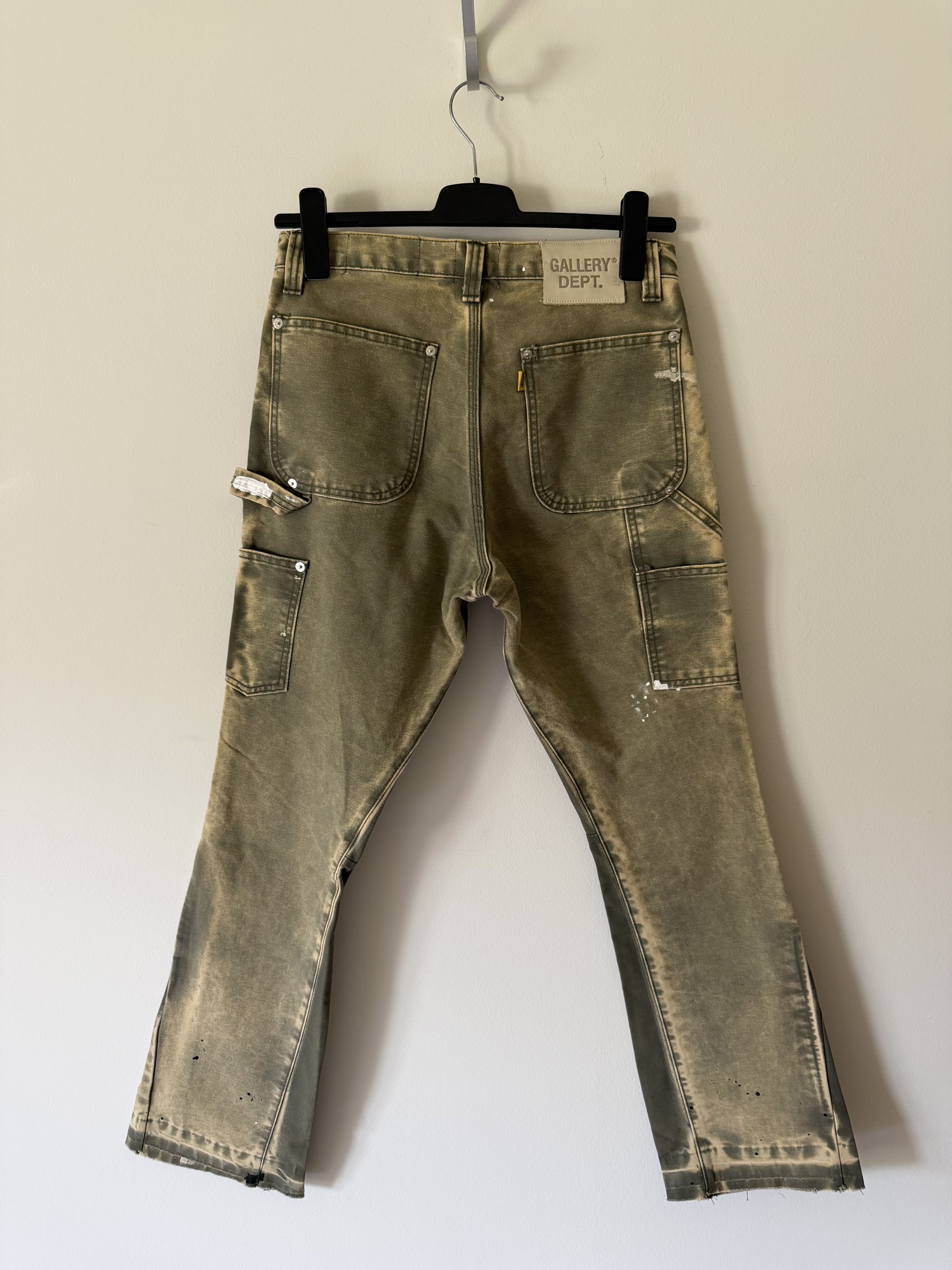 Gallery Dept. Gallery Dept. LA Flare Carpenter Pants in Moss Green Size US 31 - 6 Thumbnail