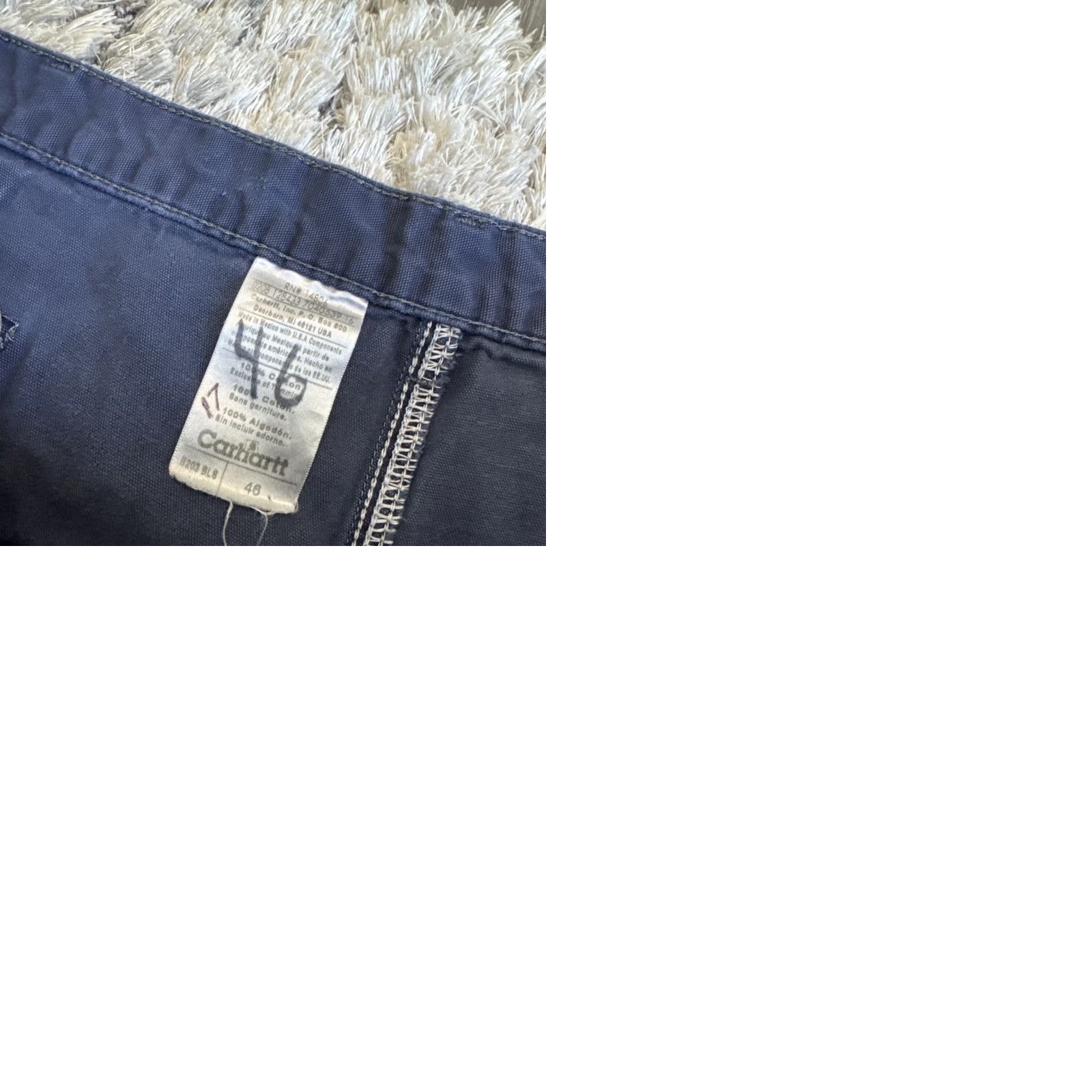 Carhartt VINTAGE Carhartt Shorts Men’s 46 Original Fit Utility DYED B203 BLS Baggy Y2K Workwear Size US 30 / EU 46 - 9 Thumbnail