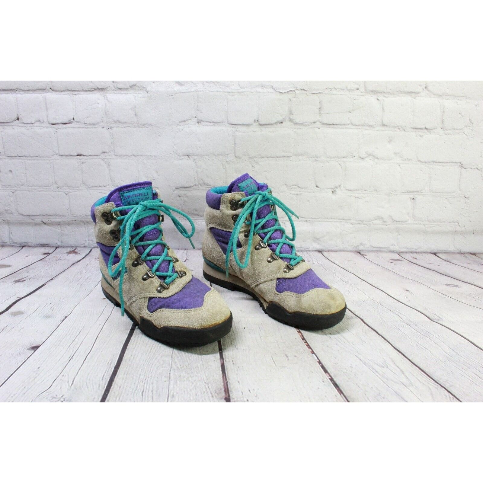 Merrell × Vintage Vintage Merrell Spectrum Suede Air Cushion Hiking Boots Size US 7 / IT 37 - 4 Thumbnail