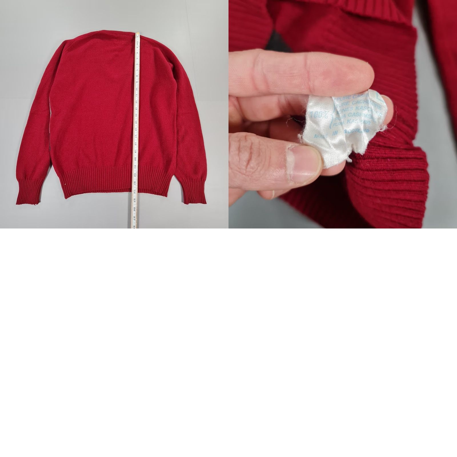 Harrods Harrods McGeorge Jumper Red 40 Diamond 100% Cashmere Knit Pullover Womens M Vintage N/A Size M / US 6-8 / IT 42-44 - 8 Thumbnail
