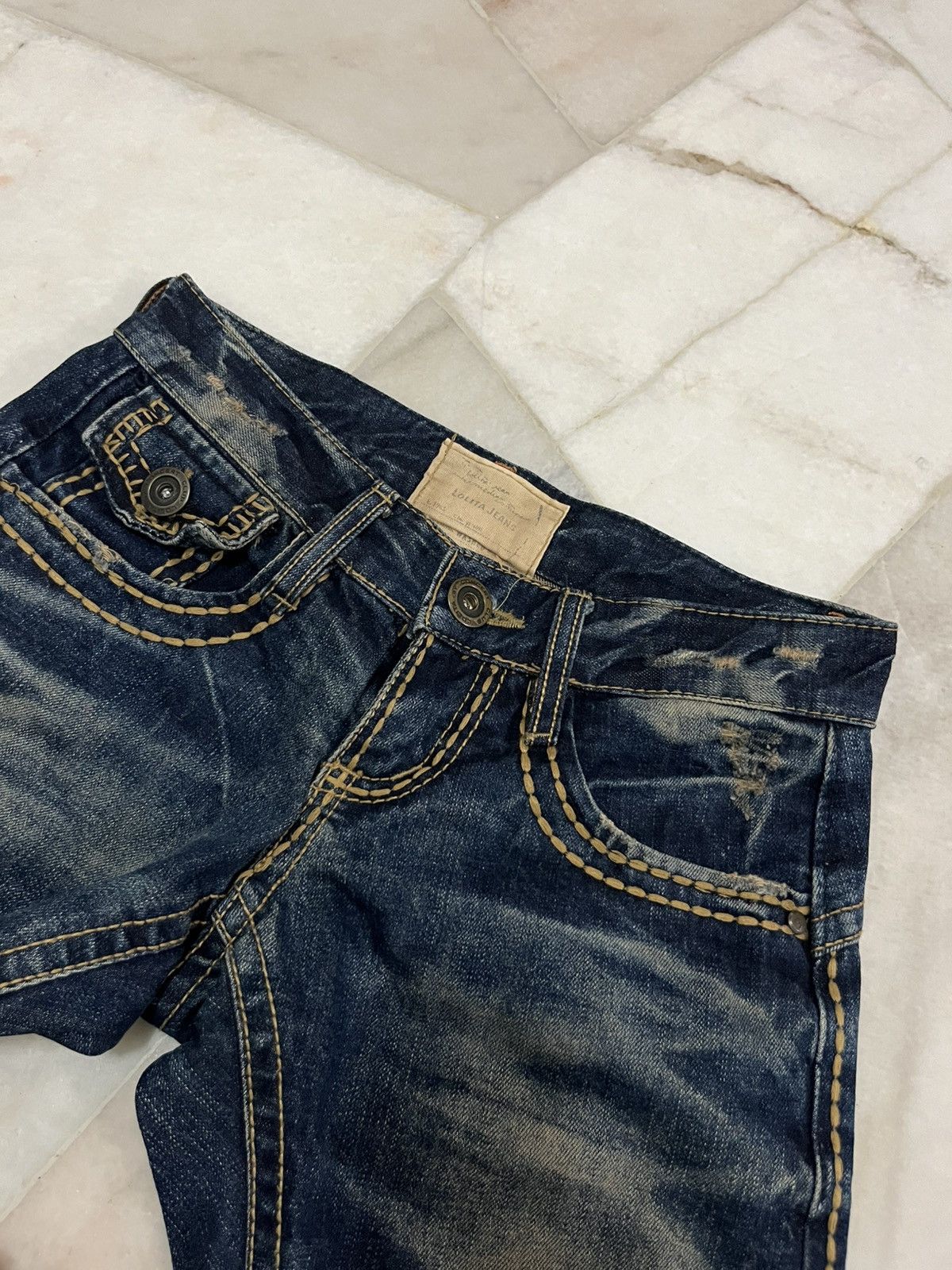 Japanese Brand Yoshitomo Nara Lolita jeans denim Size 29" - 19 Thumbnail