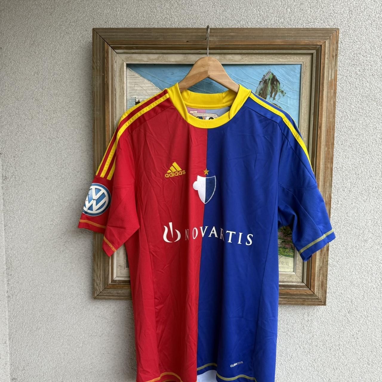 Adidas FC Basel Adidas Football Soccer Jersey Blue Size US L / EU 52-54 / 3 - 5 Thumbnail
