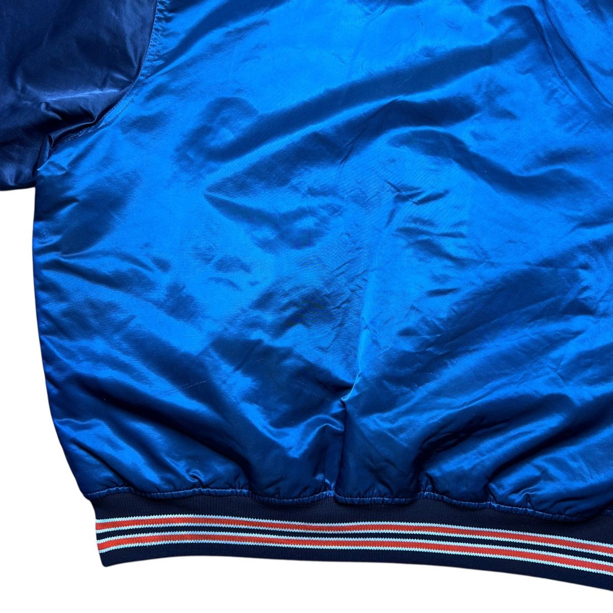 Starter Vintage 1980s NCAA Auburn Tigers Starter Satin Bomber Jacket Size US XL / EU 56 / 4 - 19 Thumbnail