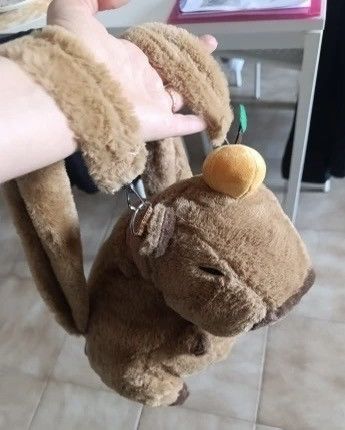 Other Kawaii Capybara Plush Backpack Bag Size ONE SIZE - 5 Thumbnail