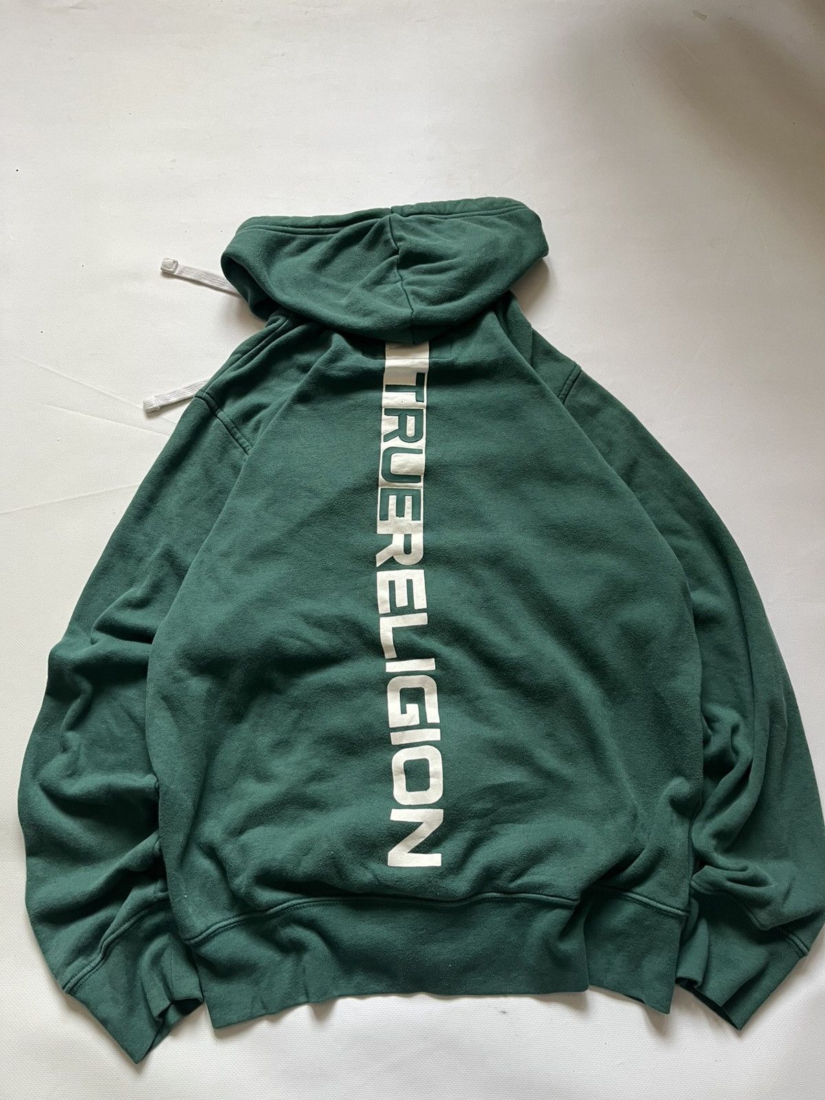 True Religion True Religion Double-Zip Boxy Hoodie - Forest Green Size US L / EU 52-54 / 3 - 2 Thumbnail