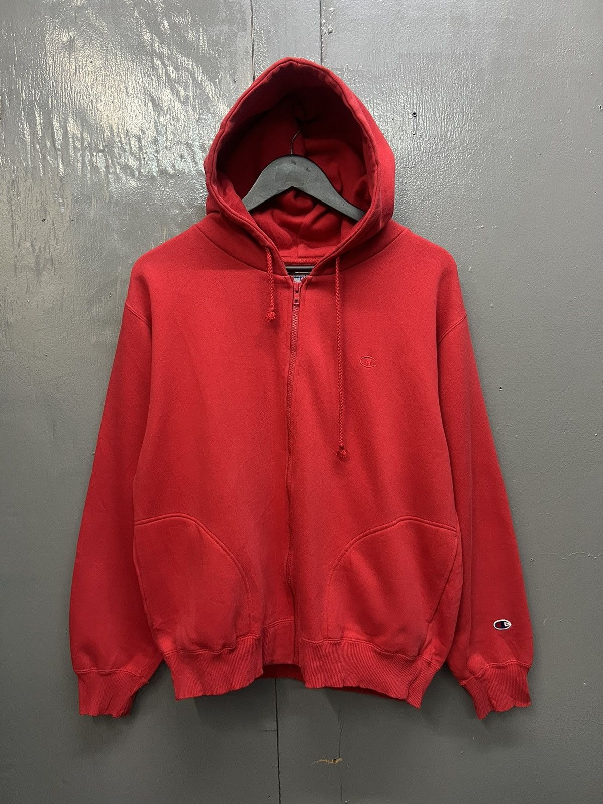Champion Vintage Champion Zipper Hoodie Size US L / EU 52-54 / 3 - 1 Thumbnail