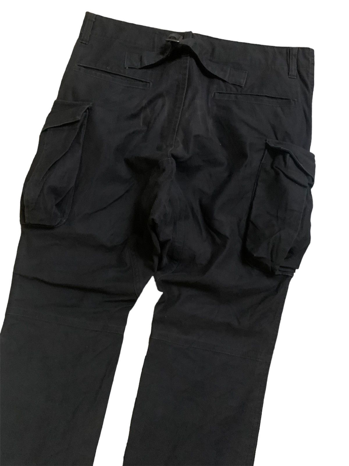 Tornado Mart 💥Japanese designer Blue Tornado Art Gasmask Cargo Pant Size US 33 - 2 Thumbnail