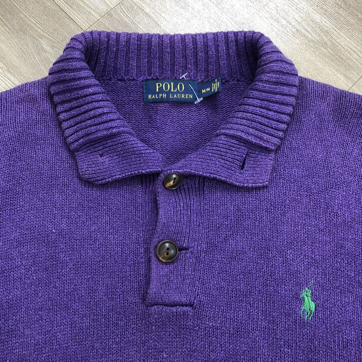 Polo Ralph Lauren Vintage Polo Ralph Lauren Knitted Sweatshirt Luxury Designer Size US M / EU 48-50 / 2 - 5 Thumbnail
