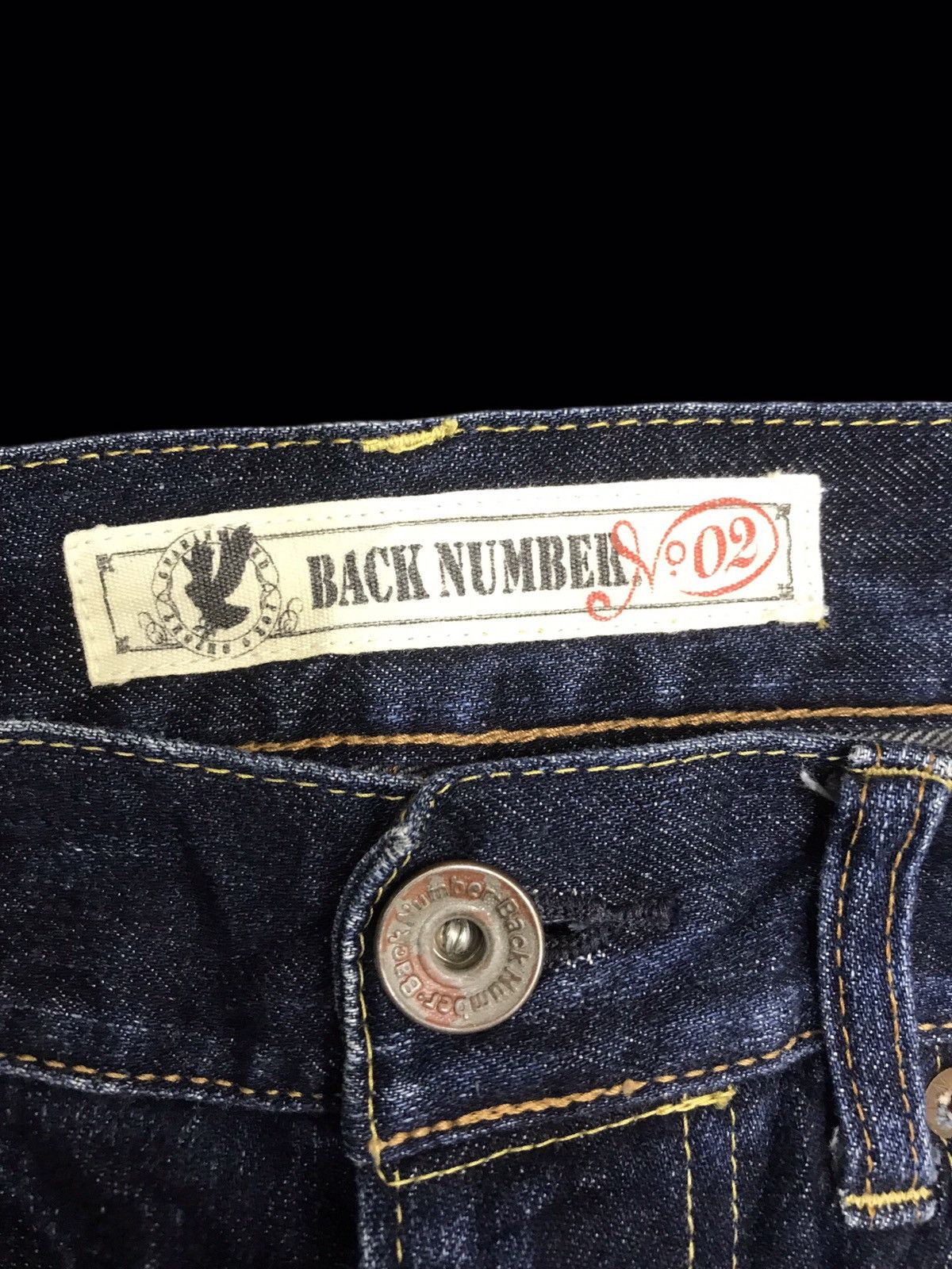 Japanese Brand 💥DENIM ART💥BACK NUMBER JAPAN DISTRESSED PAINTER DENIM F140 Size US 32 / EU 48 - 8 Thumbnail