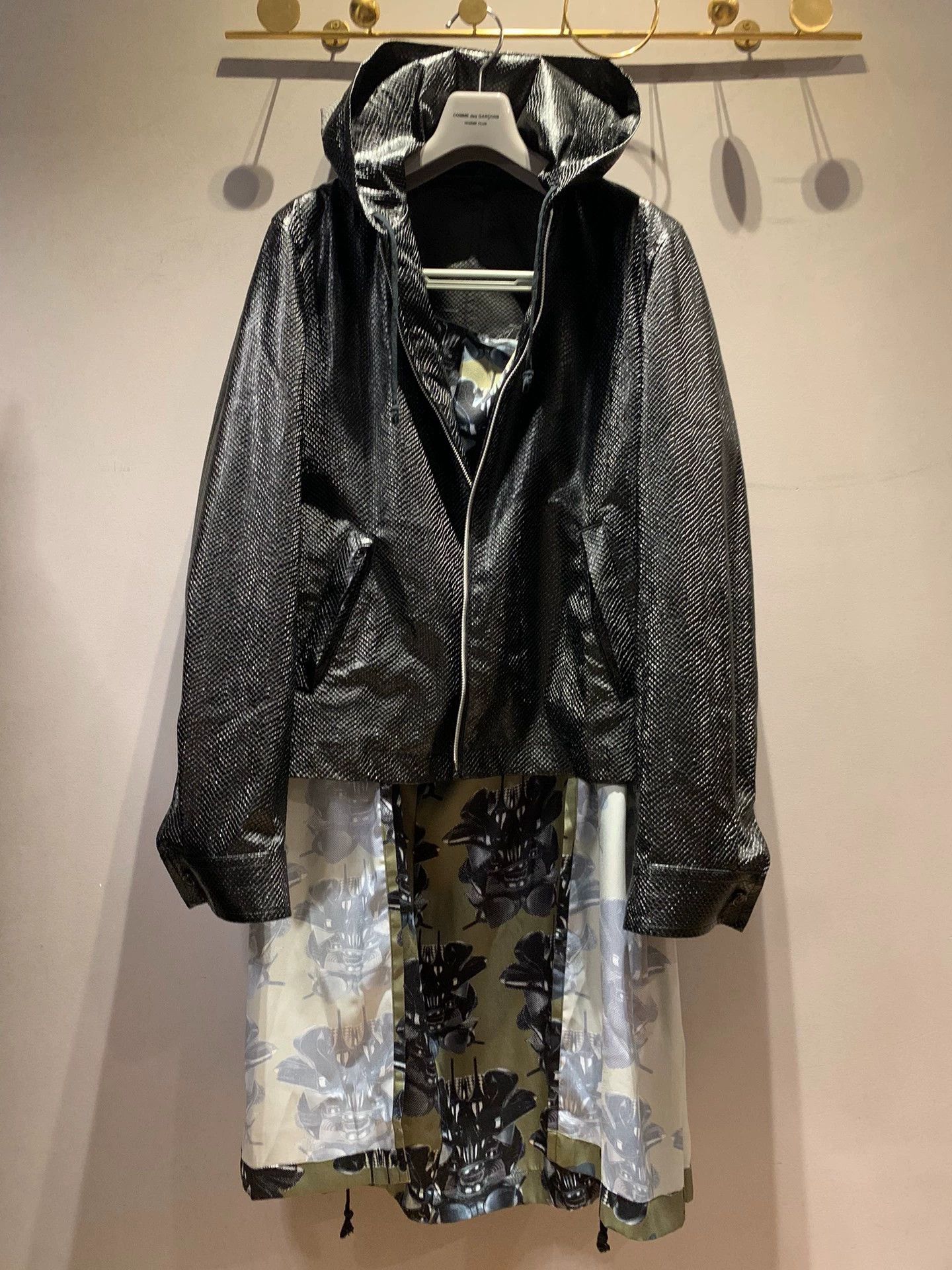 Cdg Homme Plus 2021 Fw Panelled Print Jacket M, Men's — image 2 of 6