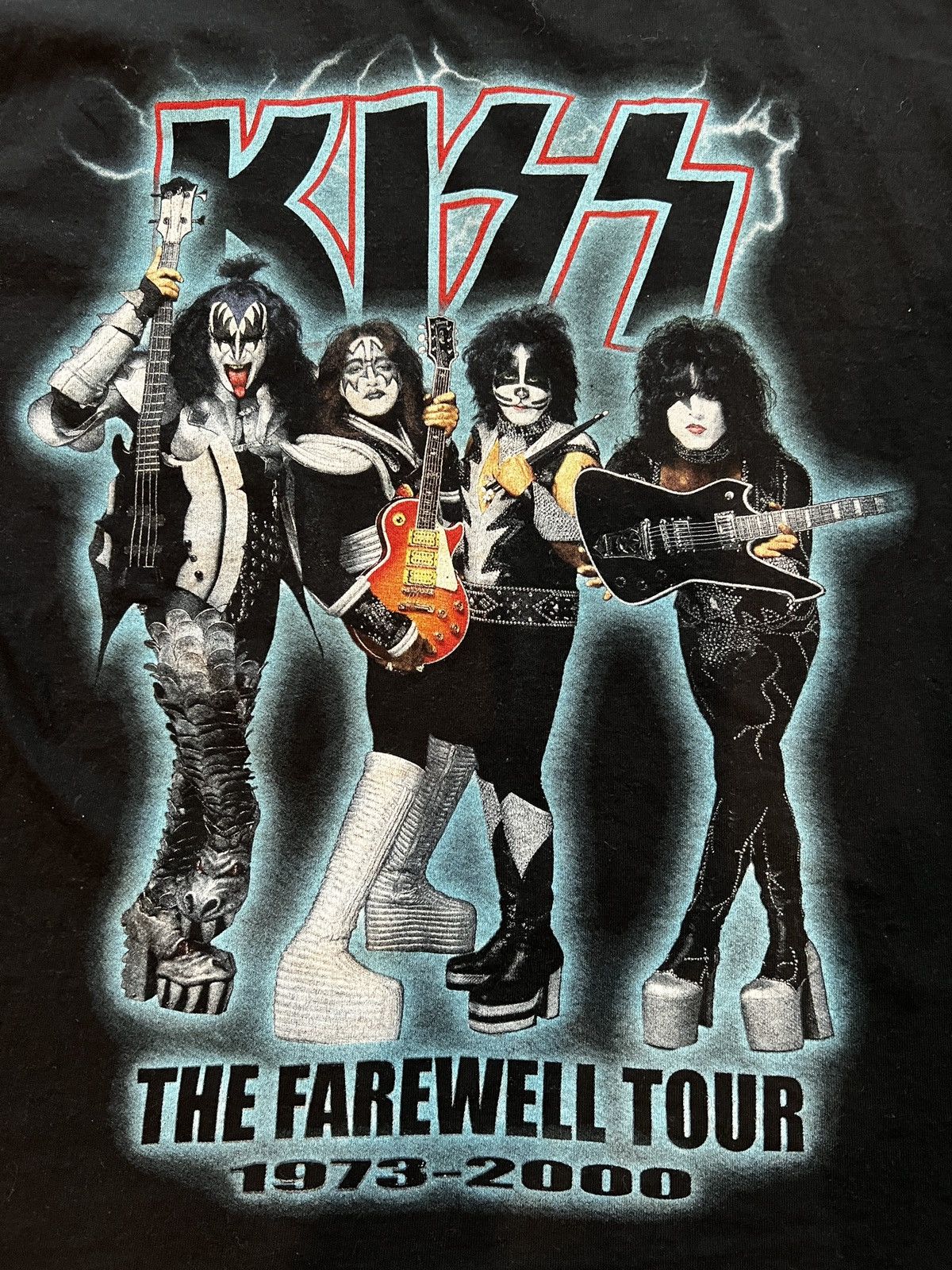 Band Tees Vintage KISS Farewell Tour Tee Size US L / EU 52-54 / 3 - 3 Thumbnail