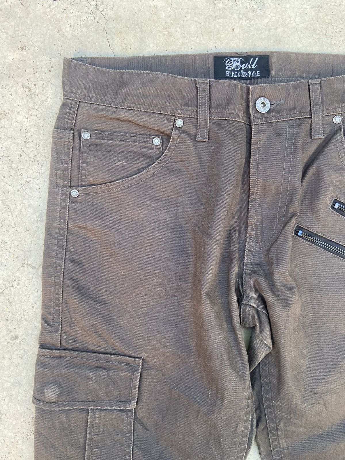 PPFM Bulls Black Style cargo pants lgb Size US 32 / EU 48 - 5 Thumbnail