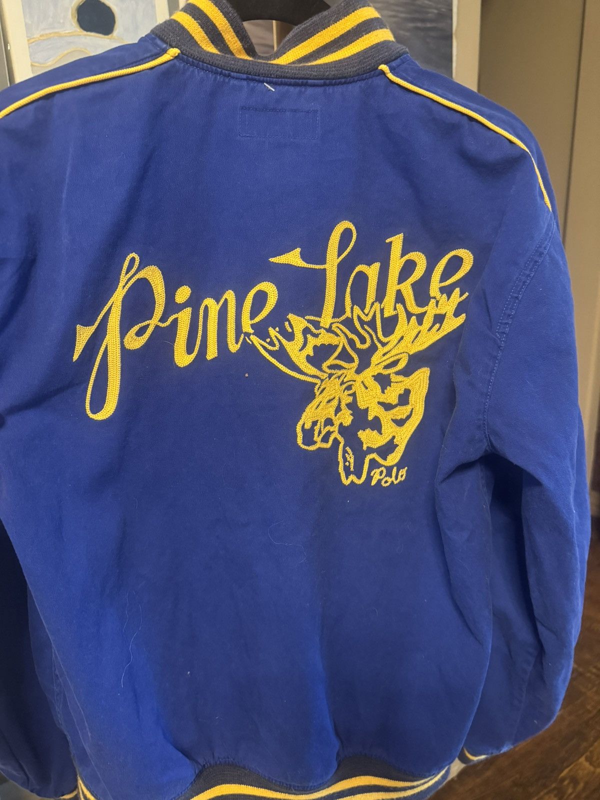 Polo Ralph Lauren Polo Ralph Lauren Sportsman Pine Lake Moose Letterman Jacket Size US M / EU 48-50 / 2 - 8 Thumbnail