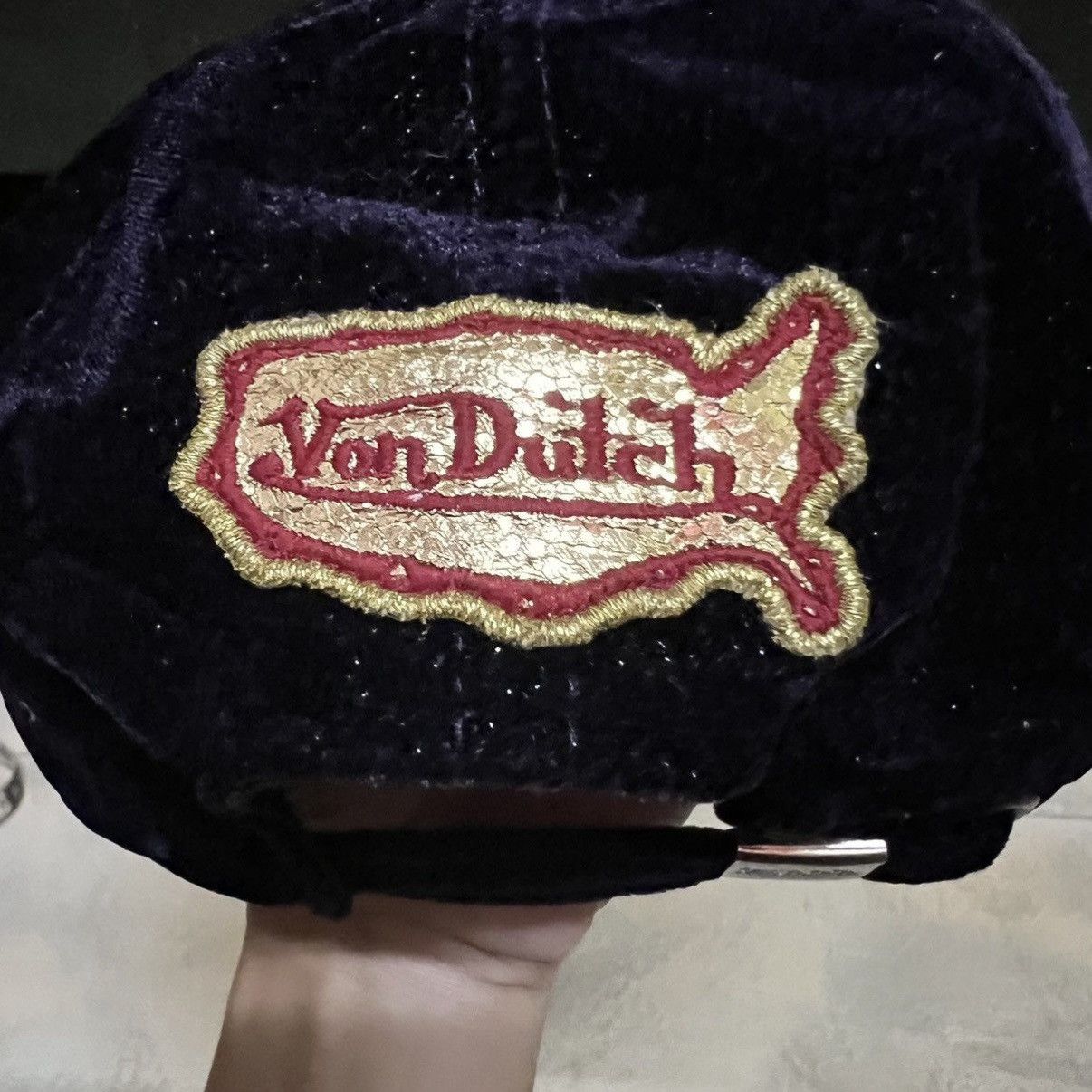 Von Dutch Von Dutch Big Logo Cap Distressed Style Size ONE SIZE - 4 Thumbnail