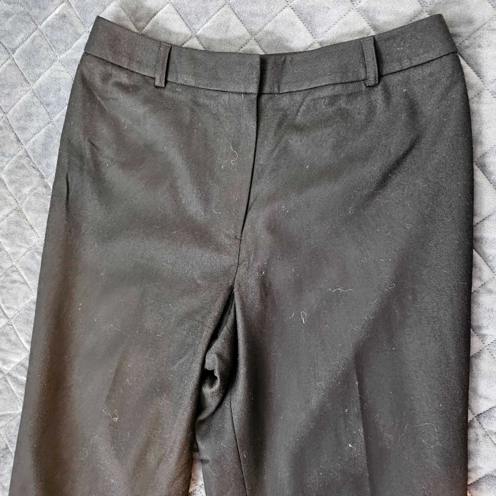 Talbots TALBOTS Pants Women Dress Pants Wool Blend Stretch Black 6 Regular Straight 30.5 In Inseam Italy Size 28" / US 6 / IT 42 - 2 Thumbnail