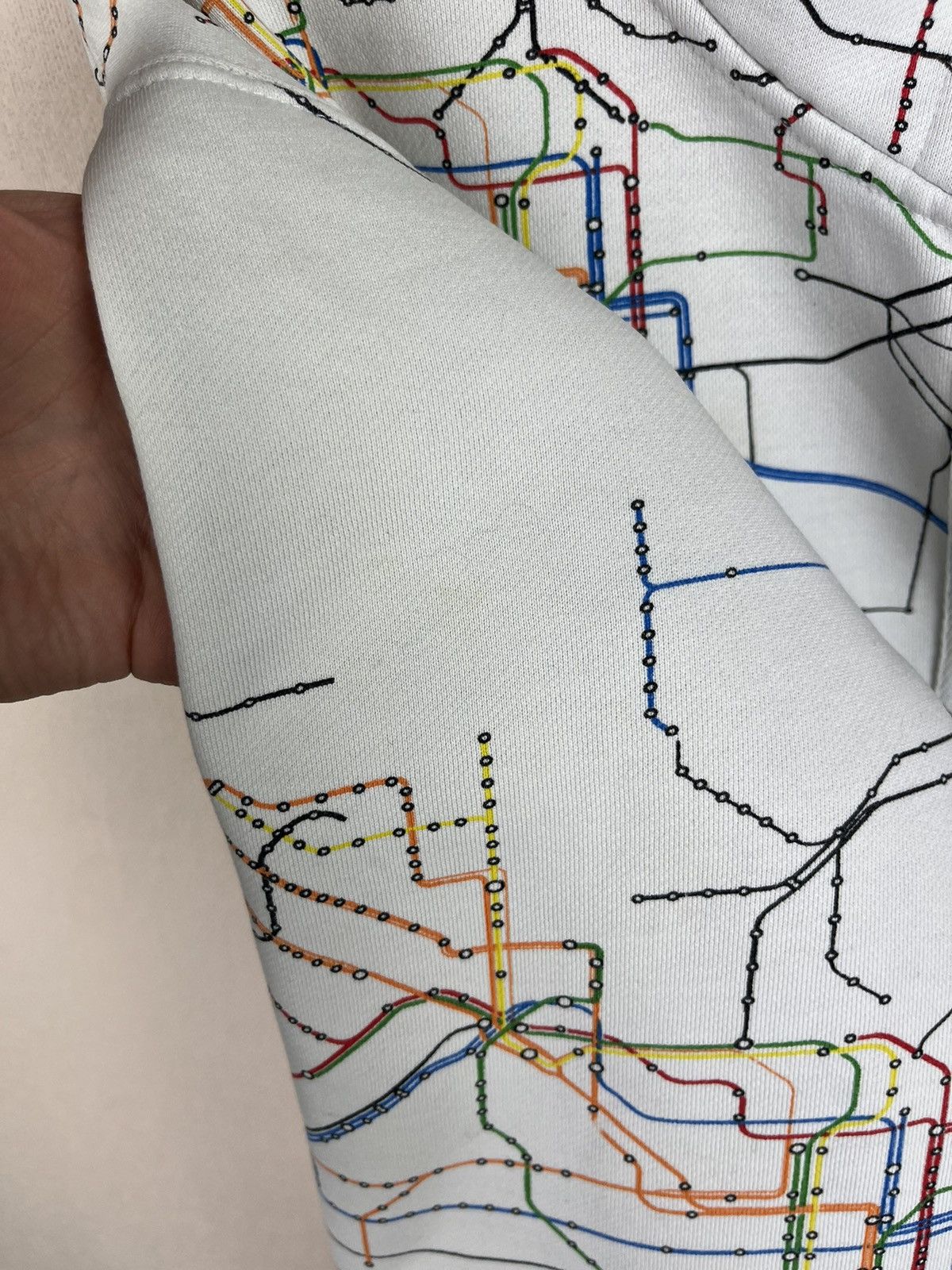 DC DC Shoes Spec Op Subway Map All Over Print Full Zip Hoodie Size US XXL / EU 58 / 5 - 7 Thumbnail