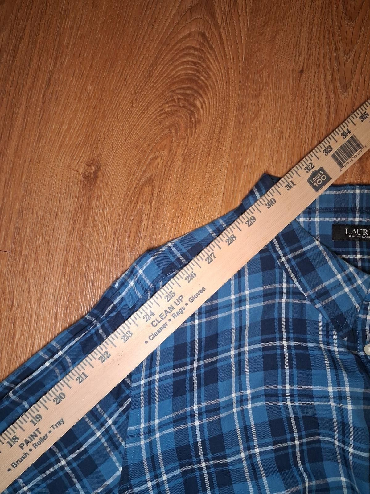 Polo Ralph Lauren Ralph Lauren Button Up Shirt Womens 3XL Blue Plaid Cotton Size 3XL / US 20-22 - 8 Thumbnail