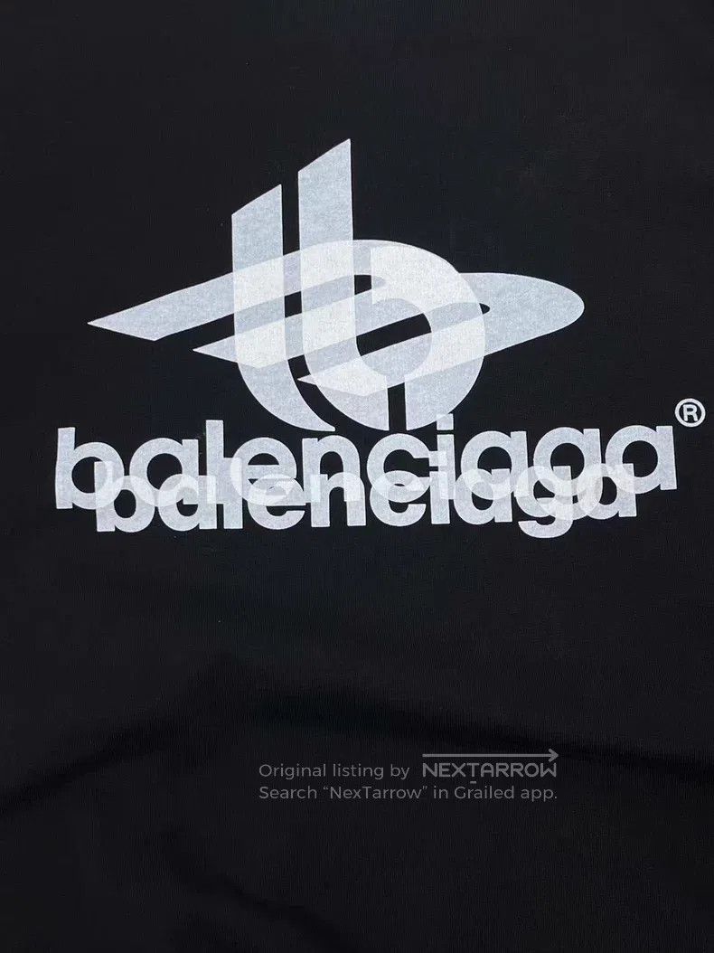 Balenciaga Balenciaga Letter Printed Casual Hooded Long Sleeve Sweats Size US L / EU 52-54 / 3 - 3 Thumbnail
