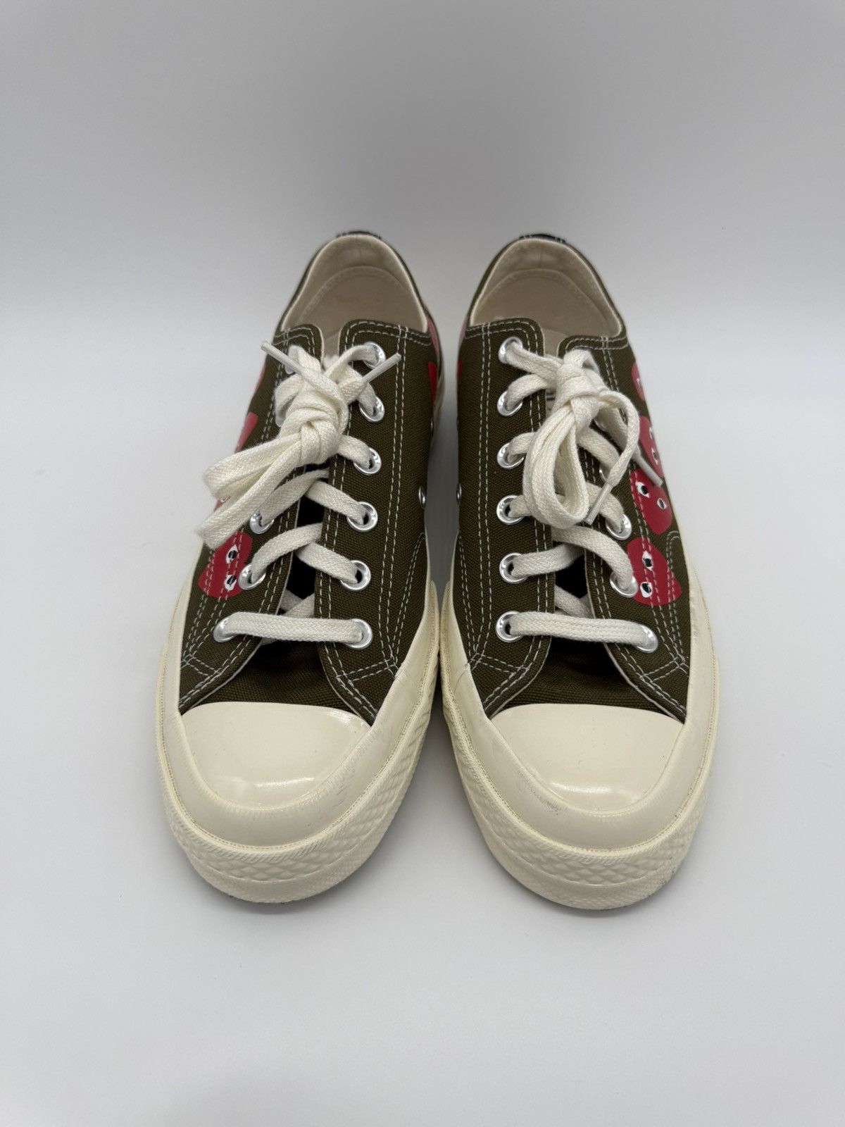 Comme des Garcons Converse Chuck 70 x Comme Des Garcons Green Heart Size 7 Size US 7 / EU 40 - 2 Thumbnail