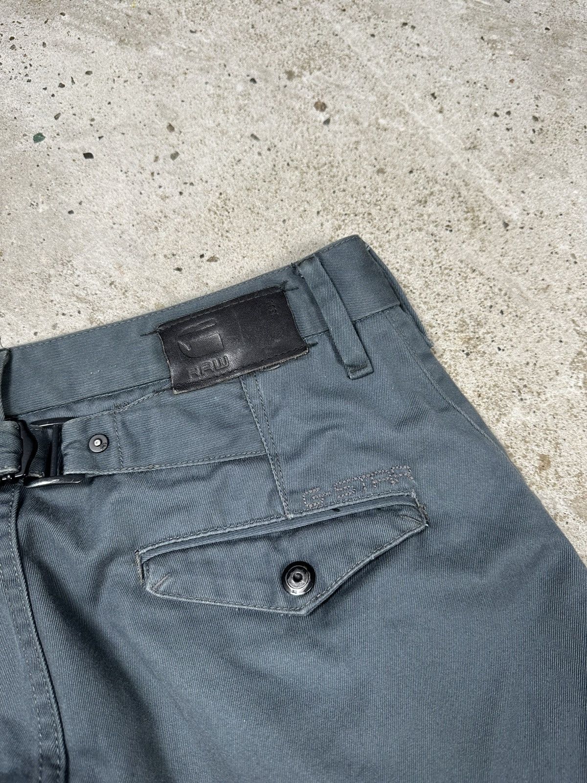 G-Star Vintage Y2K G Star Raw 3301 Chino Loose Tapered Pants Size US 31 - 15 Thumbnail