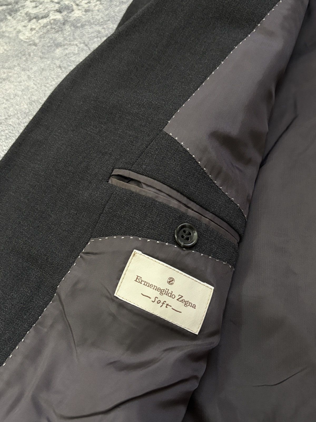Ermenegildo Zegna Ermenegildo Zegna Wool Soft Blazer Oberrauch Zitt Italy 54 Size 50R - 5 Thumbnail