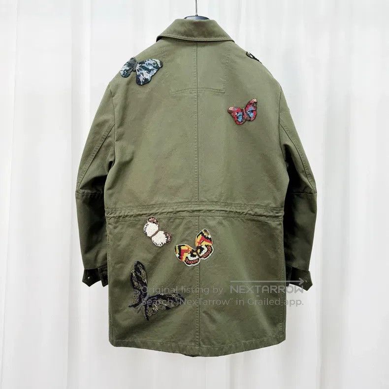 Valentino Valentino Heavy studded beaded embroidered butterfly jacke Size US XL / EU 56 / 4 - 2 Thumbnail
