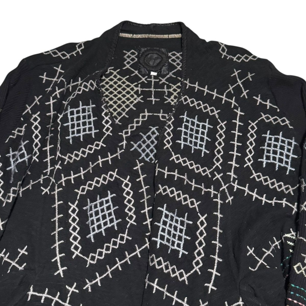 Johnny Was Johnny Was Biya Multicolor Open Face Sweater Women's Medium Size M / US 6-8 / IT 42-44 - 2 Thumbnail