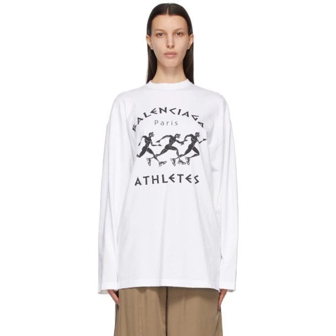 Balenciaga Balenciaga athletes Longsleeve white Size US XL / EU 56 / 4 - 2 Thumbnail