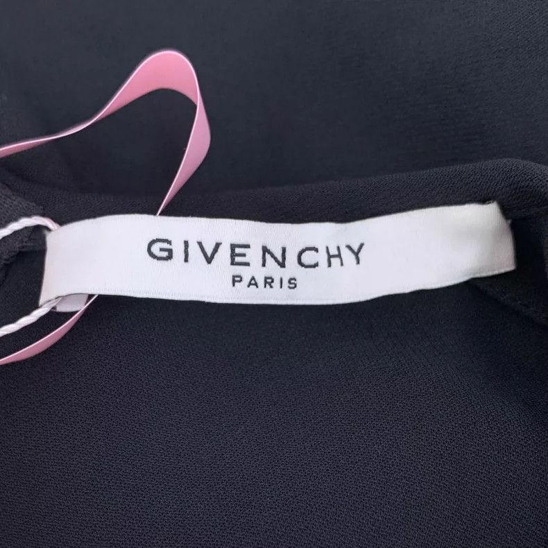 Givenchy Givenchy Black Zipper Collar Long Sleeve Dress Size XXS / US 00 / IT 34 - 5 Thumbnail