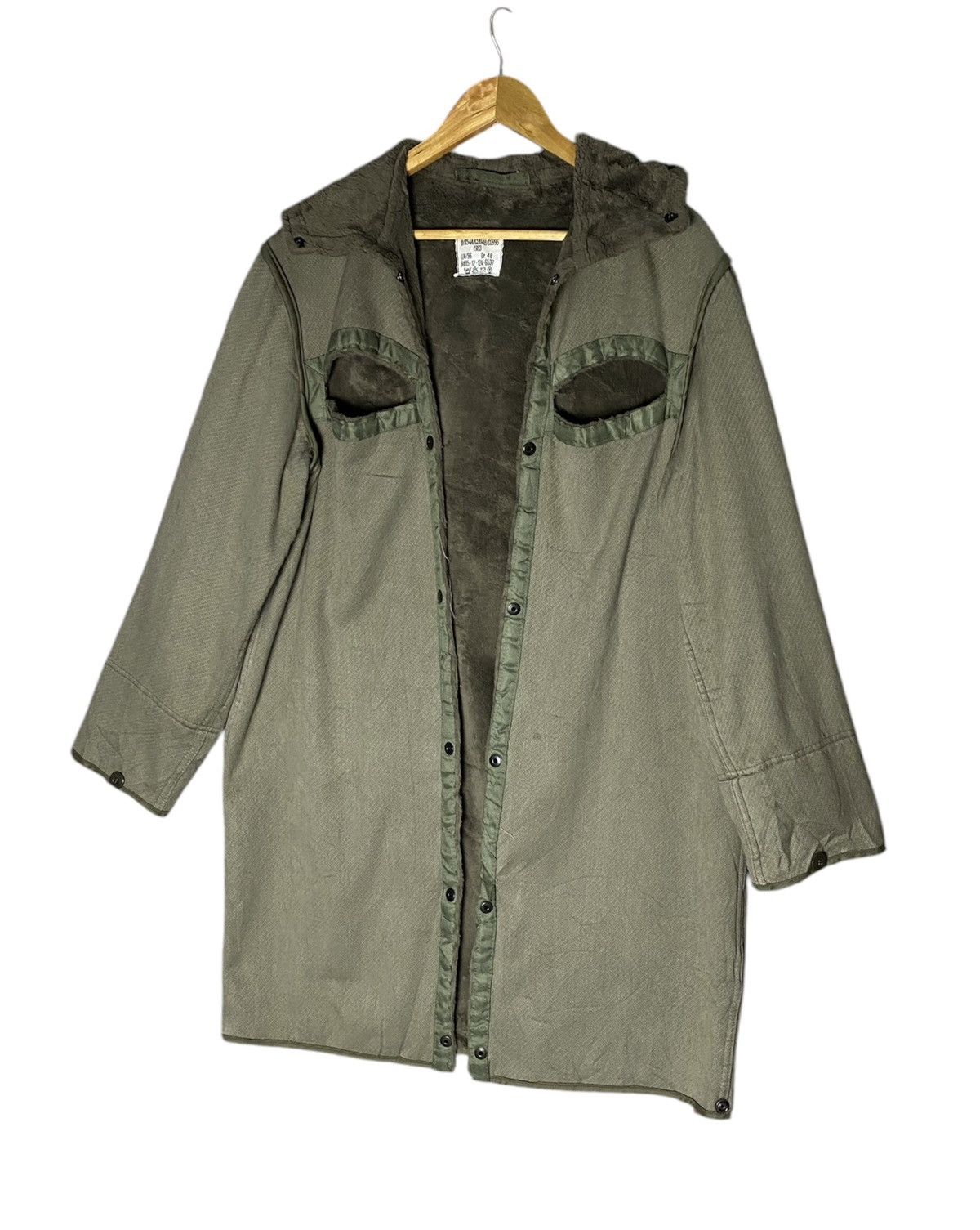 Vintage vintage 80s Feuchter Ringelai Sherpa Hooded Jacket Size US M / EU 48-50 / 2 - 2 Thumbnail
