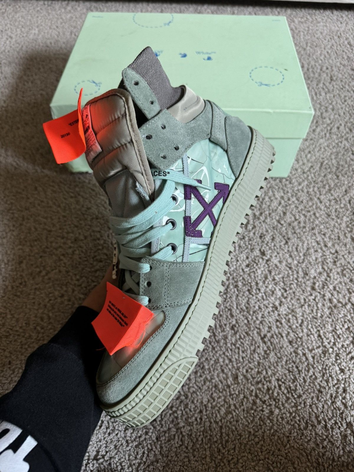 Designer × Off-White Off-White Off-Court High ‘Mint Green’ Size 12 Size US 12 / EU 45 - 9 Thumbnail