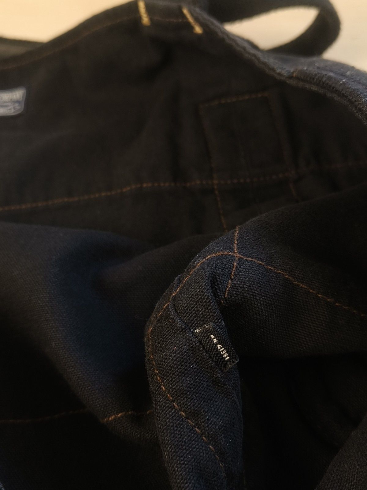 Polo Ralph Lauren Polo Jeans Co. PRL American Flag Patch Canvas Denim Tote Bag Size ONE SIZE - 6 Thumbnail