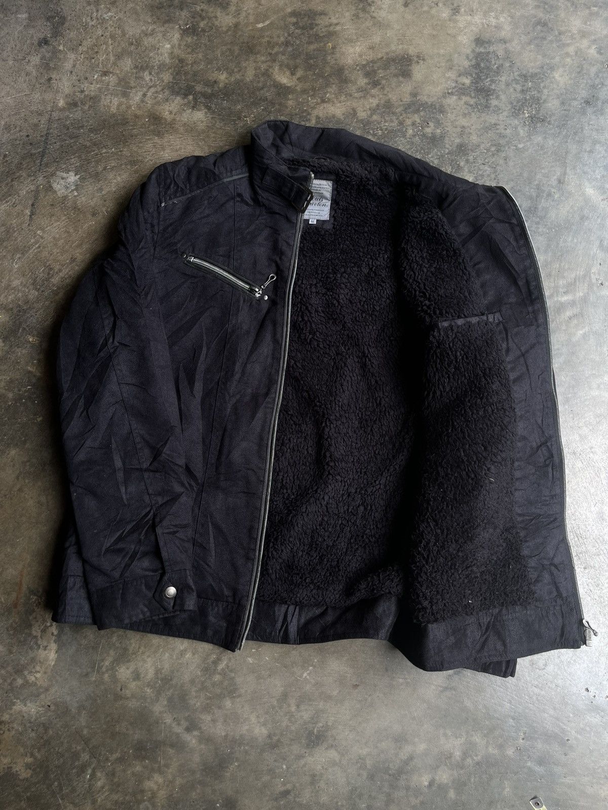 Isamu Katayama Backlash JAPANESE 00’s LOUIS CHAVLON BIKERS FUR ZIPP BONDAGE JACKET Size US L / EU 52-54 / 3 - 5 Thumbnail