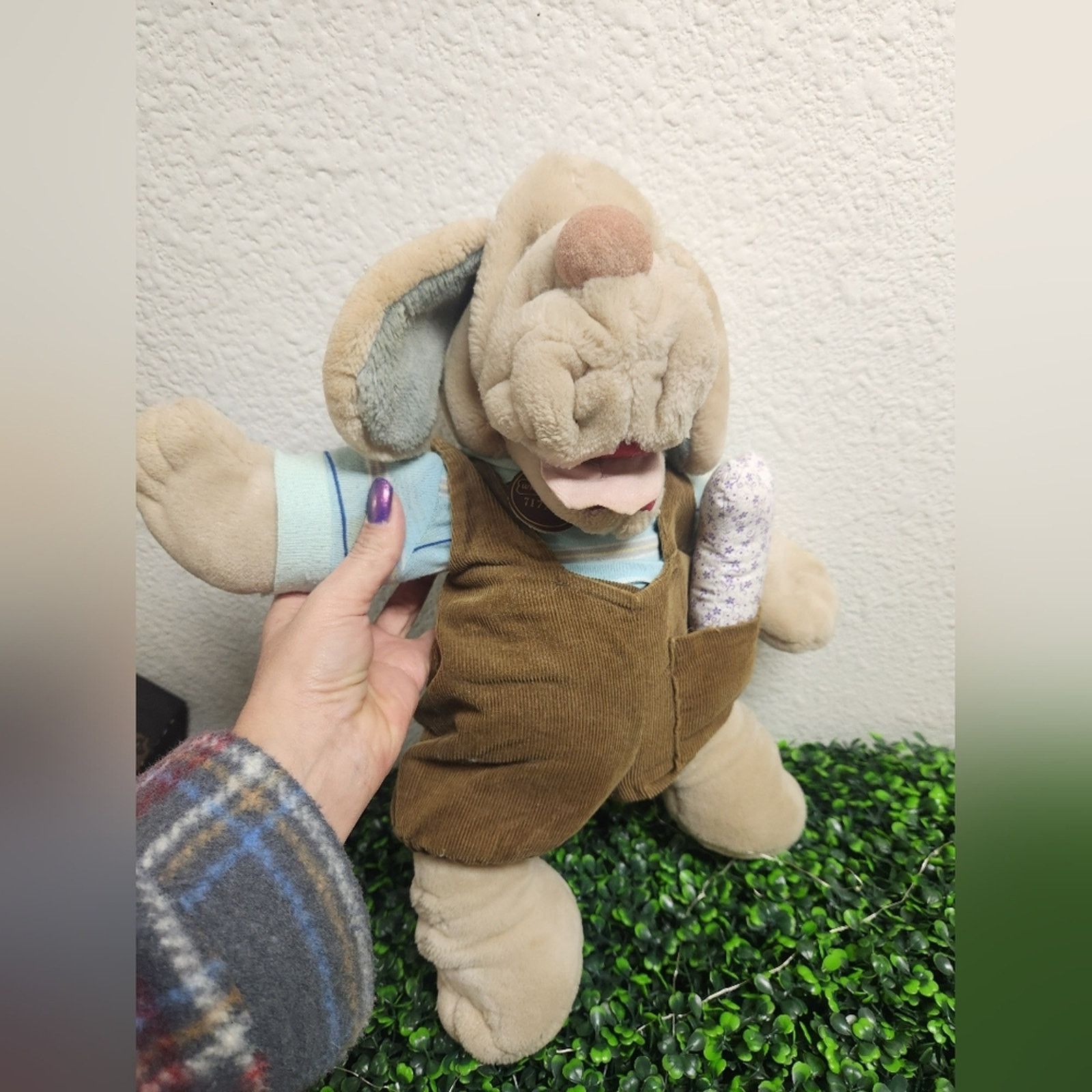Other Wrinkles Vintage Dog Puppet Plush #7177823 Size ONE SIZE - 5 Thumbnail