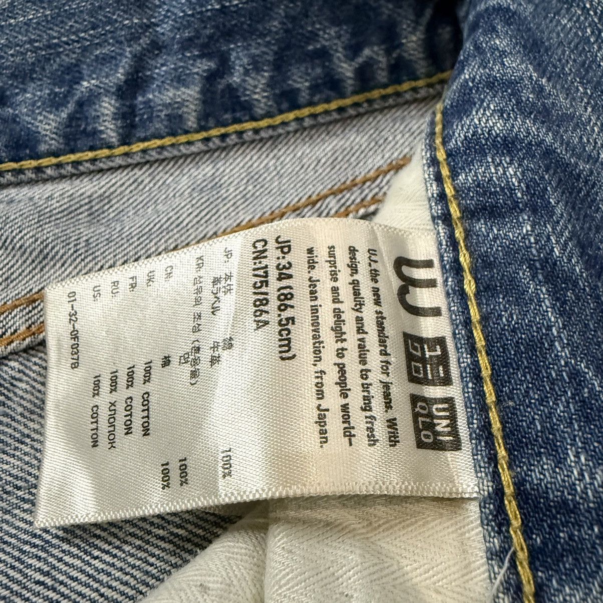 Undercover × Uniqlo 🔥🇯🇵 Vintage Japanese Uniqlo S002 UJ Distressed Denim Size US 34 / EU 50 - 14 Thumbnail