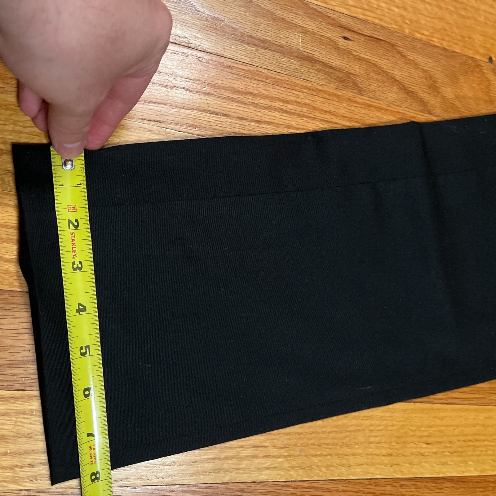 Versace Versace Uniform Black Pants Leg Slit Wool Blend Italy Size US 32 / EU 48 - 7 Thumbnail