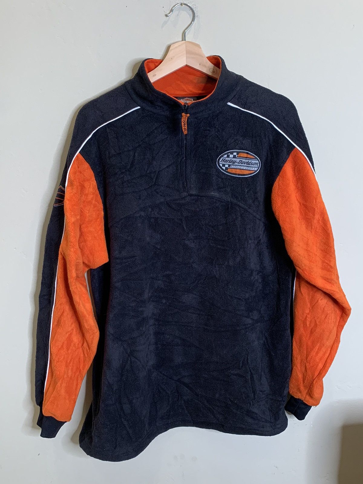 Harley Davidson RARE* Harley Davidson Racine Wisconsin Fleece 1/4 Zip Jacket Size US S / EU 44-46 / 1 - 1 Thumbnail