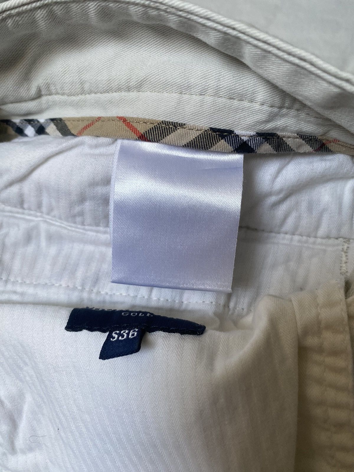 Burberry × Vintage Burberry Golf vintage 36 cream chino trousers vintage y2k Size US 36 / EU 52 - 12 Thumbnail