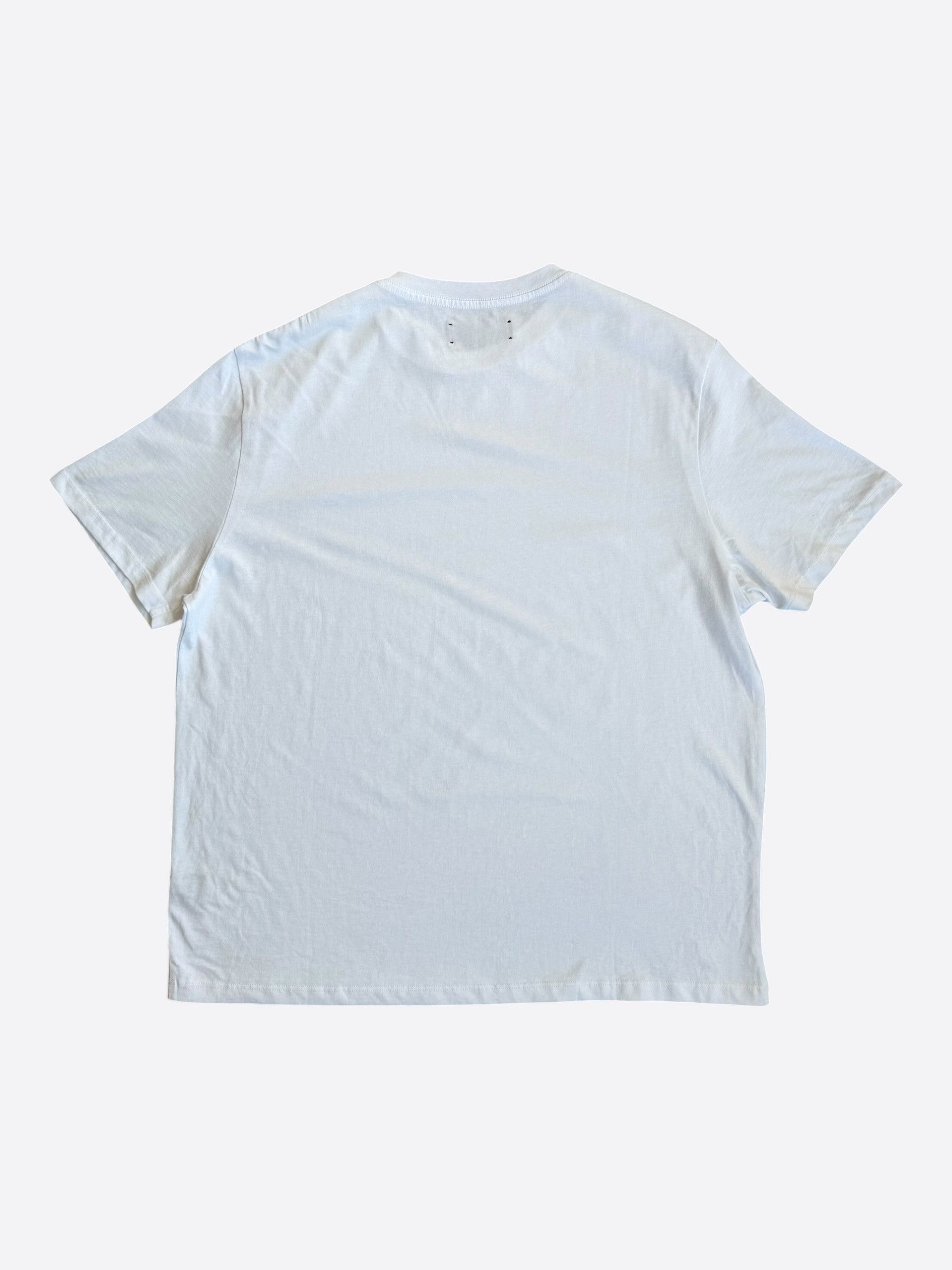 Amiri Amiri White Mini MA Logo Embroidered T-Shirt Size US XXL / EU 58 / 5 - 2 Thumbnail