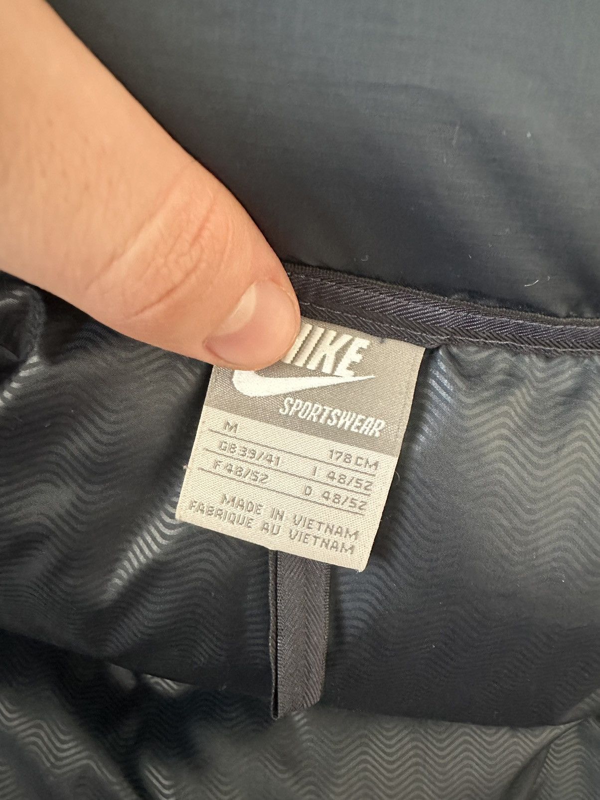 Nike NIKE Vintage Goose Down Navy Blue Gilet Jacket 90s Hype y Size US M / EU 48-50 / 2 - 10 Thumbnail