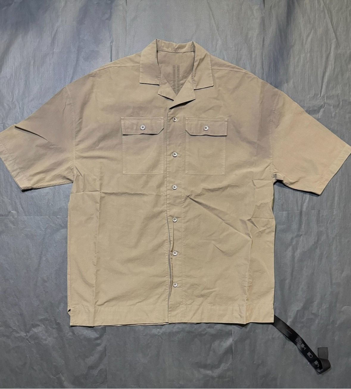 image of Rick Owens Magnum Tommy Shirt in Dust Grey, Men's (Size Small)